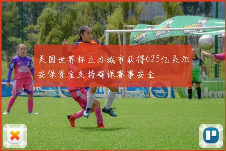 美国世界杯主办城市获得625亿美元安保资金支持确保赛事安全